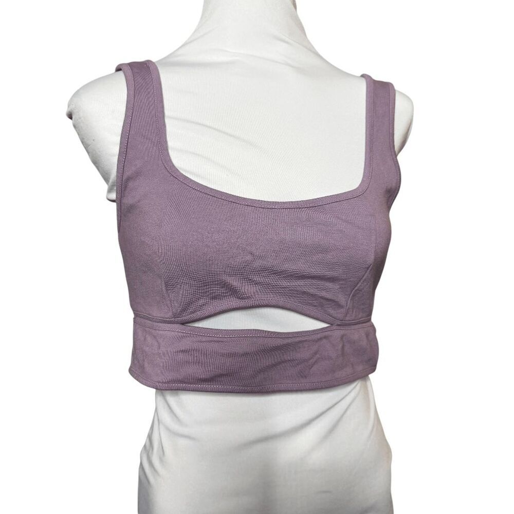 Urban Outfitters Bobbie Cutout cropped tank top Mauve Large